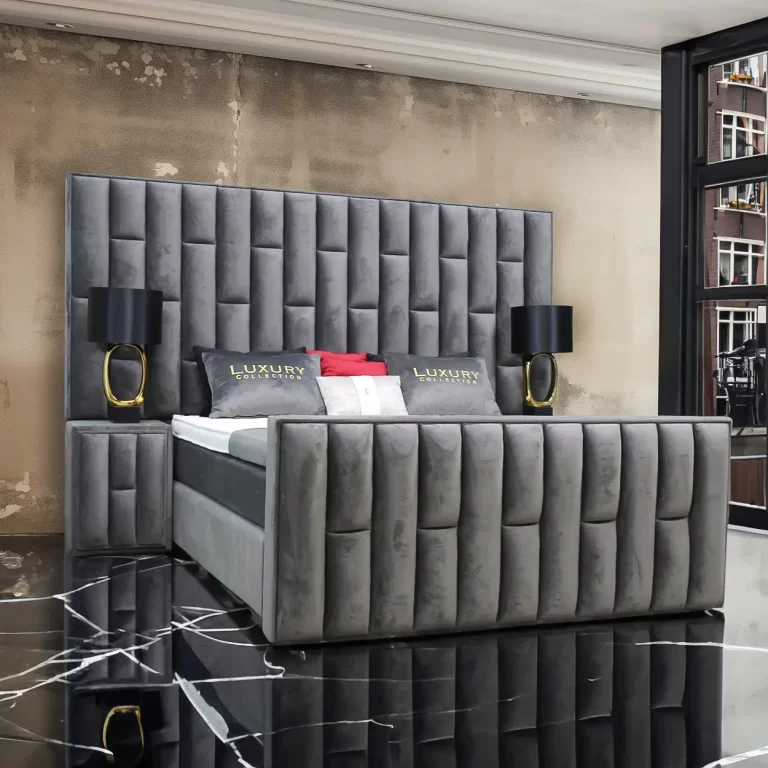 Luxe Boxspring Swiss XXL in moderne slaapkamer