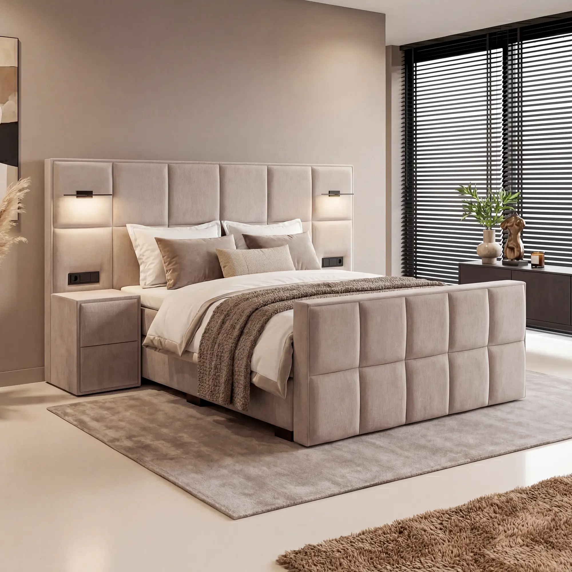 Boxspring Lounge op maat gemaakte luxe boxspring