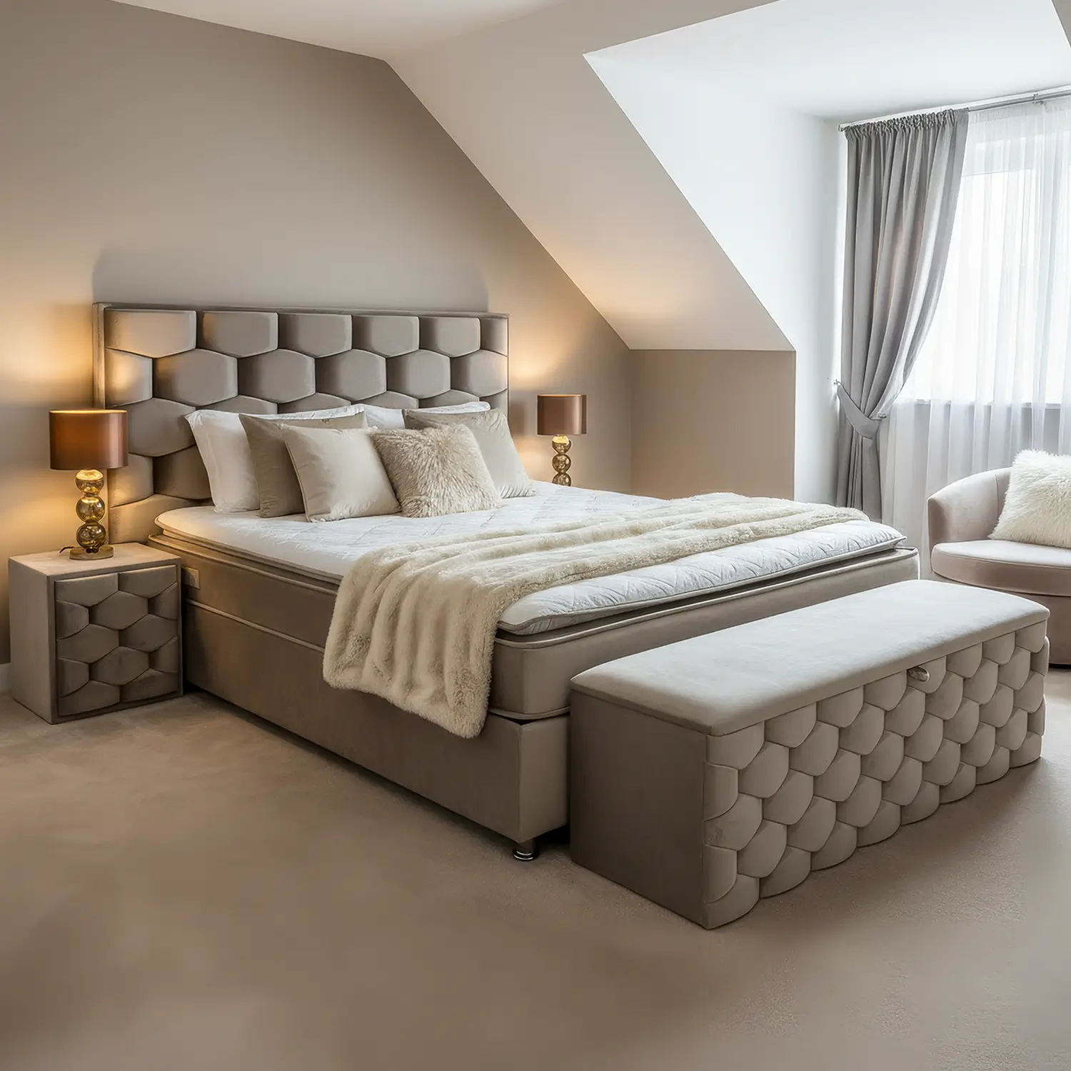 Boxspring Madison met opbergruimte