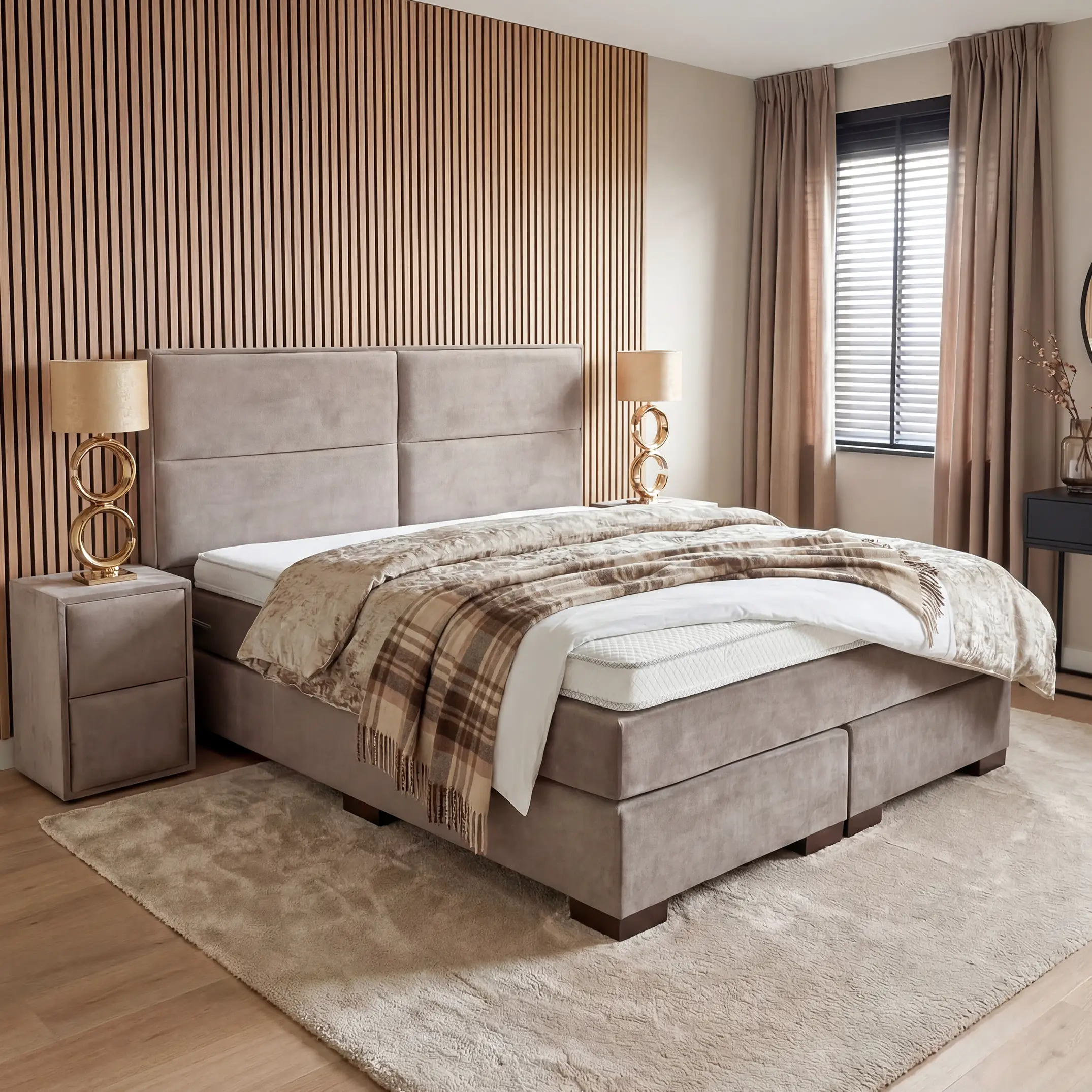 Luxe boxspring Quattro in Eric Kuster stijl hotel chique